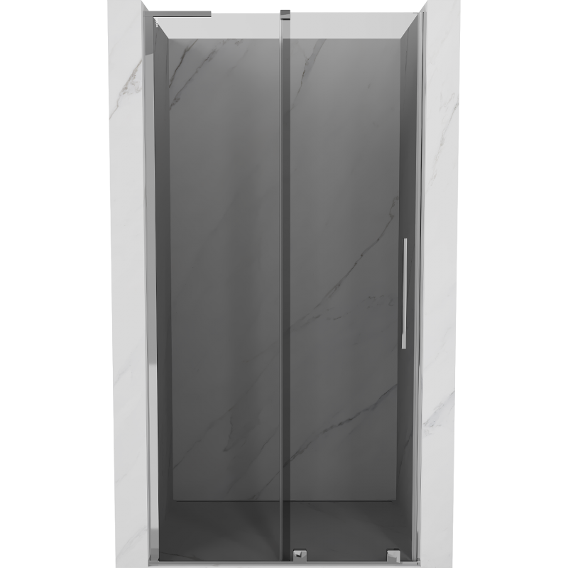 Mexen Velar L porte de douche coulissante 120 cm, graphite, chromée - 871-120-003-41-01