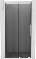 Mexen Velar L porte de douche coulissante 100 cm, graphite, blanc - 871-100-003-41-20