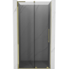 Mexen Velar L porte de douche coulissante 120 cm, graphite, or - 871-120-003-41-50
