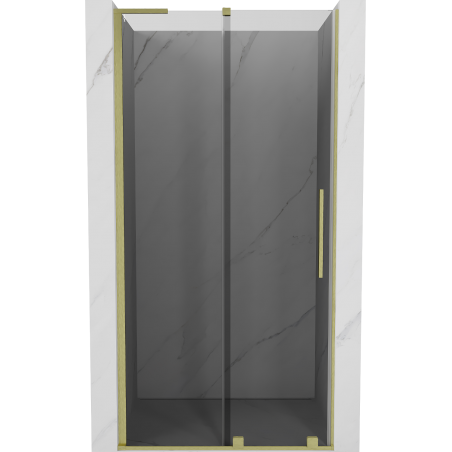 Mexen Velar L porte de douche coulissante 100 cm, graphite, doré brossé - 871-100-003-41-55