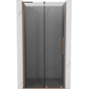 Mexen Velar L porte de douche coulissante 100 cm, graphite, cuivre brossé - 871-100-003-41-65