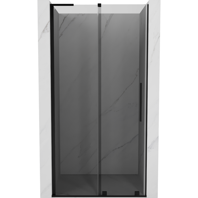 Mexen Velar L porte de douche coulissante 100 cm, graphite, noir - 871-100-003-41-70
