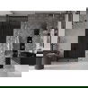 Mexen Velar L portes de douche coulissantes 90 cm, graphite, noir - 871-090-003-41-70