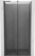 Mexen Velar L porte de douche coulissante 90 cm, graphite, gris fusil brossé - 871-090-003-41-66