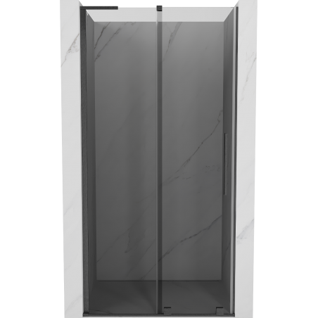 Mexen Velar L porte de douche coulissante 120 cm, graphite, gris canon brossé - 871-120-003-41-66