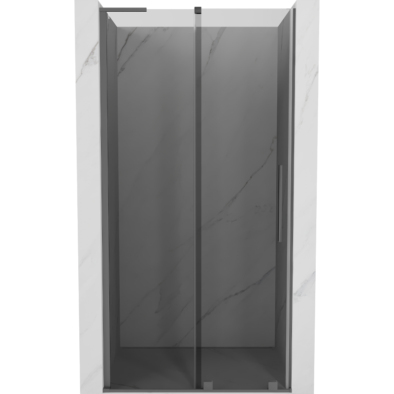 Mexen Velar L porte de douche coulissante 100 cm, graphite, gun metal - 871-100-003-41-95