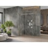 Mexen Omega cabine de douche coulissante 140 x 80 cm, transparent, chrome - 825-140-080-01-00