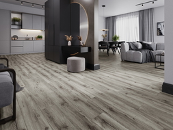 Mexen Ontario échantillon de panneaux vinyles 1240 x 182 mm SPC 6,5 mm, sous-couche IXPE 1,5 mm, 4 V-Fuga, Chêne - F1003-S