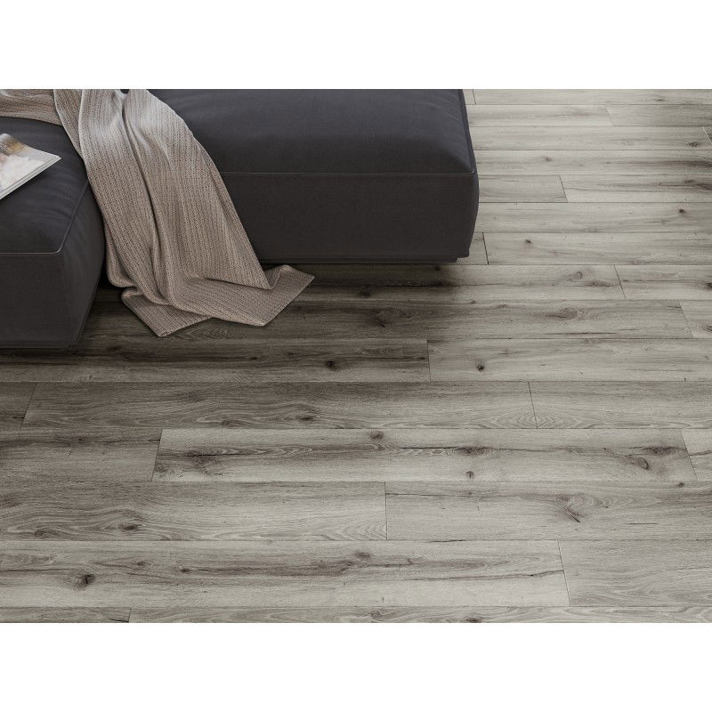 Mexen Ontario échantillon de panneaux vinyles 1240 x 182 mm SPC 6,5 mm, sous-couche IXPE 1,5 mm, 4 V-Joint, Chêne - F1003-S