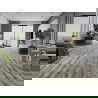 Mexen Ontario échantillon de panneaux vinyles 1240 x 182 mm SPC 6,5 mm, sous-couche IXPE 1,5 mm, 4 V-Fuga, Chêne - F1003-S