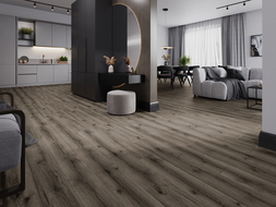 Mexen Sierra Vista échantillon de panneaux vinyles 1240 x 182 mm SPC 6,5 mm, sous-couche IXPE 1,5 mm, 4 V-Fuga, Chêne - F1004-S