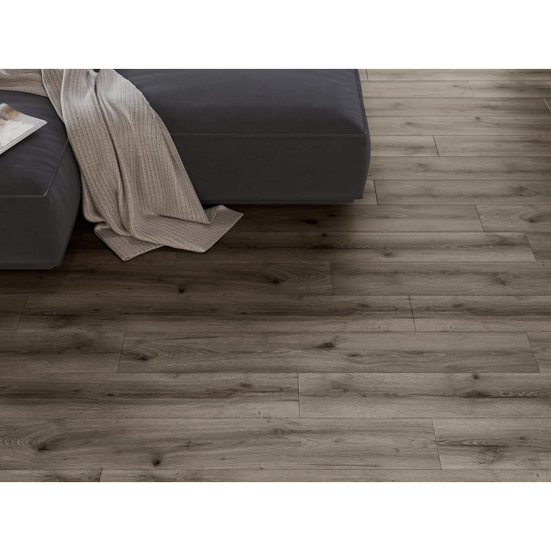 Mexen Sierra Vista échantillon de panneaux en vinyle SPC 6,5 mm, sous-couche IXPE 1,5 mm, 4 V-Joint, Chêne - F1004-S