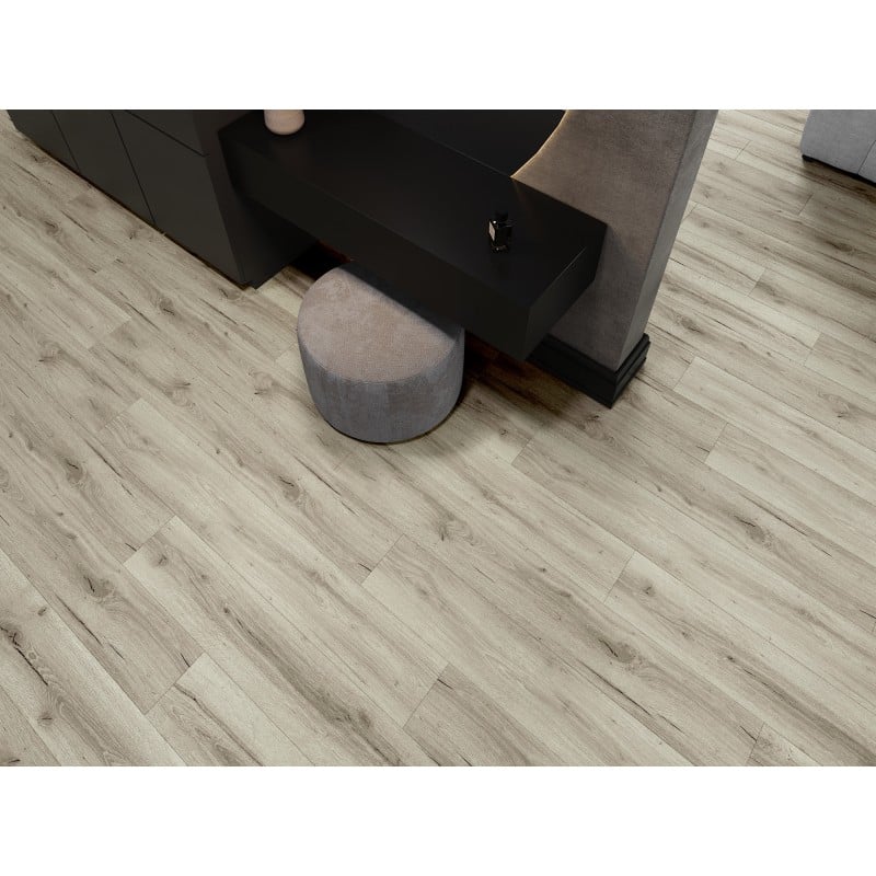 Mexen Wirginia échantillon de panneaux vinyles SPC 6,5 mm, sous-couche IXPE 1,5 mm, 4 V-Fuga, Chêne - F1005-S