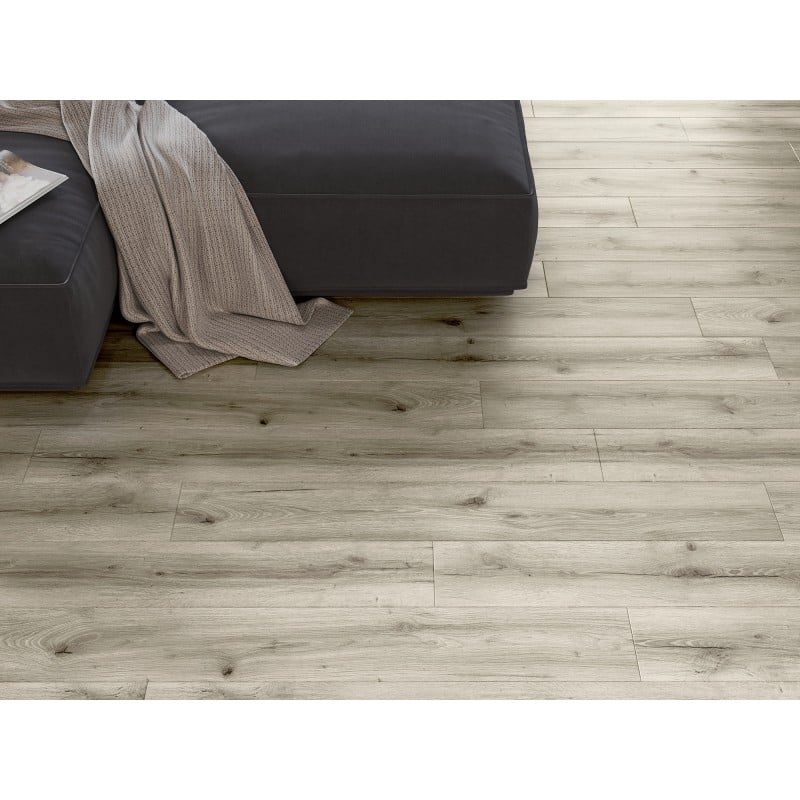 Mexen Wirginia échantillon de panneaux vinyles SPC 6,5 mm, sous-couche IXPE 1,5 mm, 4 V-Fuga, Chêne - F1005-S