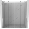 Mexen Velar L Duo portes de douche coulissantes 170 cm, transparentes, chrome - 871-170-003-02-01