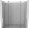 Mexen Velar L Duo portes de douche coulissantes 180 cm, transparent, chrome - 871-180-003-02-01