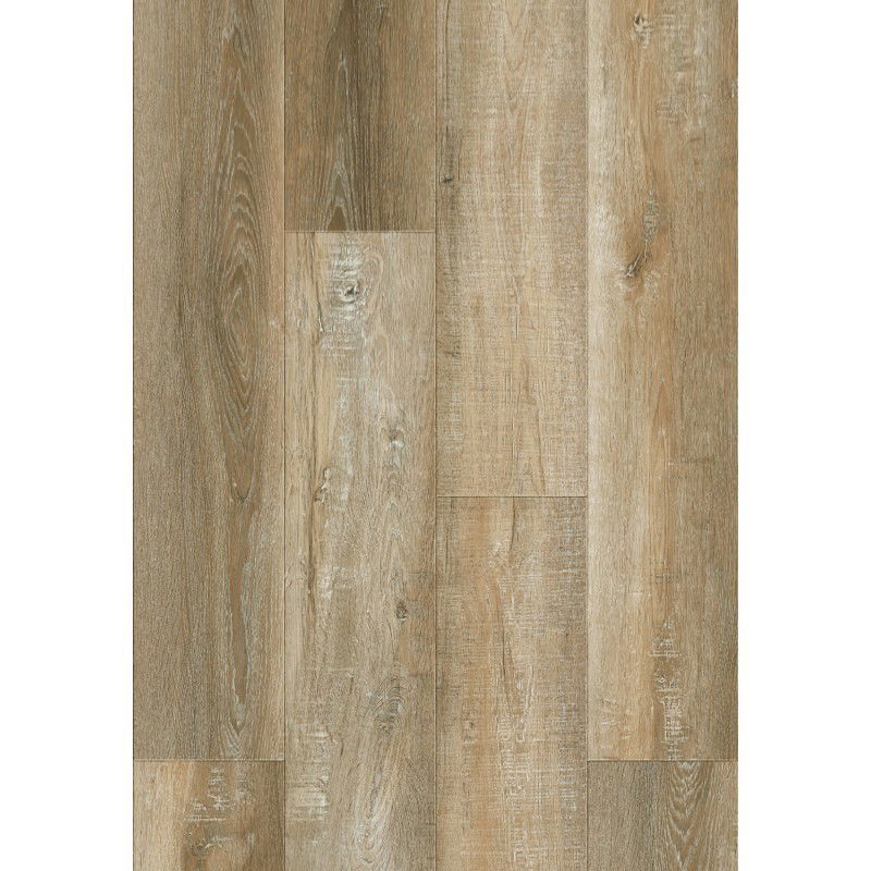 Échantillon de panneau vinyle Mexen Cortland 1240 x 182 mm SPC 6,5 mm, sous-couche IXPE 1,5 mm, 4 V-Fuge, Chêne - F1008-S