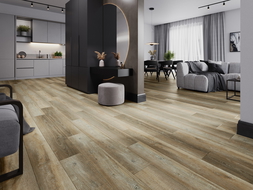 Mexen Cortland échantillon de panneaux vinyles 1240 x 182 mm SPC 6,5 mm, sous-couche IXPE 1,5 mm, 4 V-Joint, Chêne - F1008-S