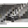 Mexen Velar L Duo portes de douche coulissantes 180 cm, transparent, or brossé - 871-180-003-02-55