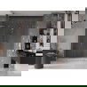 Mexen Velar L Duo portes de douche coulissantes 180 cm, transparent, cuivre brossé - 871-180-003-02-65
