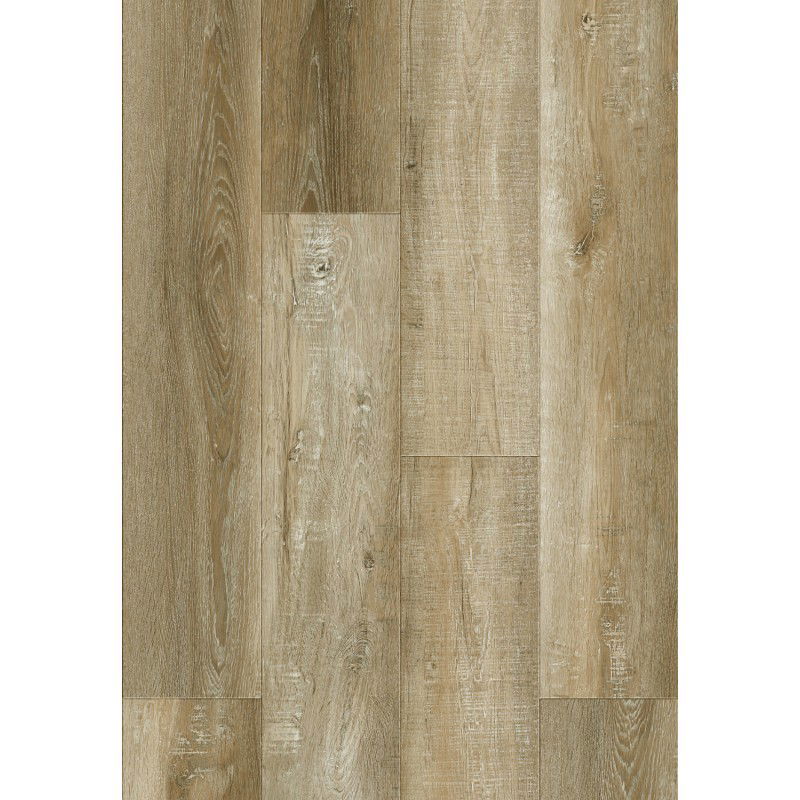 Mexen West Orange échantillon de panneaux vinyles 1240 x 182 mm SPC 6,5 mm, sous-couche IXPE 1,5 mm, 4 V-Fuga, Chêne - F1009-S