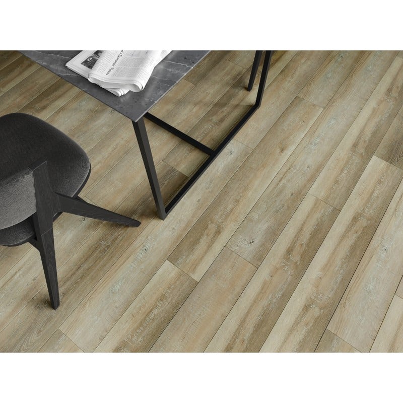 Mexen West Orange échantillon de panneaux vinyles SPC 6,5 mm, sous-couche IXPE 1,5 mm, 4 V-Fuga, Chêne - F1009-S