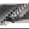 Mexen Velar L Duo portes de douche coulissantes 200 cm, transparent, gris canon brossé - 871-200-003-02-66