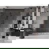 Mexen Velar L Duo portes de douche coulissantes 200 cm, transparent, gris canon brossé - 871-200-003-02-66
