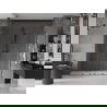 Mexen Velar L Duo porte de douche coulissante 170 cm, transparent, gun metal - 871-170-003-02-95