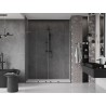 Mexen Velar L Duo portes de douche coulissantes 170 cm, transparent, métal gun - 871-170-003-02-95