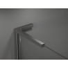 Mexen Velar L Duo portes de douche coulissantes 170 cm, transparent, métal gun - 871-170-003-02-95