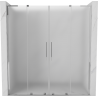 Mexen Velar L Duo porte de douche coulissante 180 cm, givre, chrome - 871-180-003-32-01