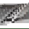 Mexen Velar L Duo porte de douche coulissante 180 cm, givrée, blanche - 871-180-003-32-20