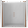 Mexen Velar L Duo porte de douche coulissante 170 cm, givre, cuivre brossé - 871-170-003-32-65