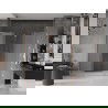 Mexen Velar L Duo porte de douche coulissante 180 cm, givré, cuivre brossé - 871-180-003-32-65