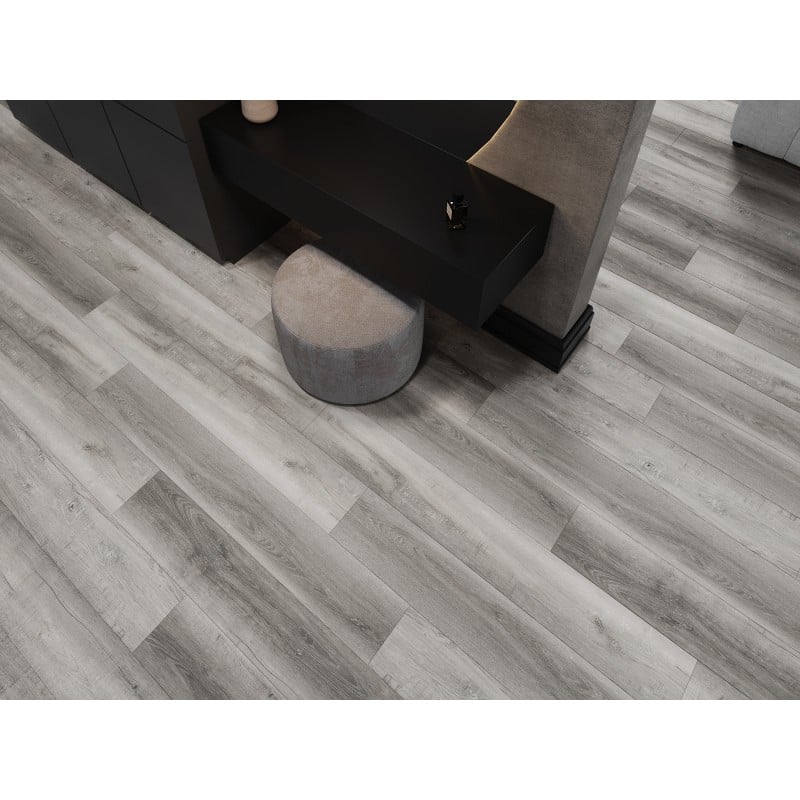 Mexen Santa Clara échantillon de panneaux vinyles SPC 6,5 mm, sous-couche IXPE 1,5 mm, 4 V-Fuge, Chêne - F1010-S