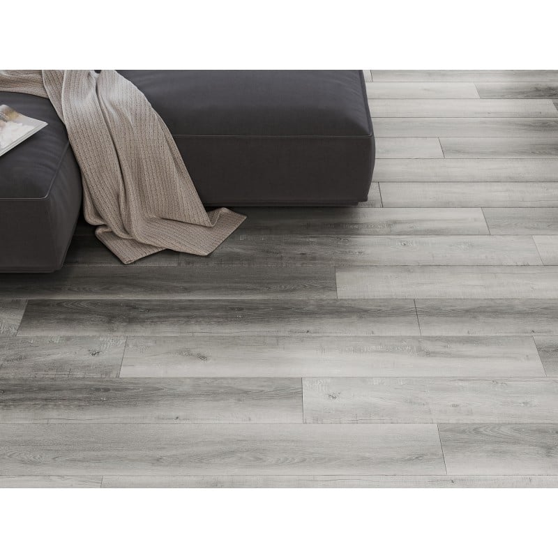 Mexen Santa Clara échantillon de panneaux vinyles SPC 6,5 mm, sous-couche IXPE 1,5 mm, 4 V-Fuge, Chêne - F1010-S