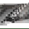 Mexen Velar L Duo portes de douche coulissantes 180 cm, givrée, gris canon brossé - 871-180-003-32-66