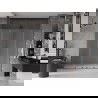 Mexen Velar L Duo portes de douche coulissantes 180 cm, givrée, gris canon brossé - 871-180-003-32-66