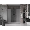 Mexen Velar L Duo porte de douche coulissantes 200 cm, givré, gris canon brossé - 871-200-003-32-66