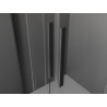 Mexen Velar L Duo porte de douche coulissantes 200 cm, givré, gris canon brossé - 871-200-003-32-66