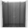 Mexen Velar L Duo porte de douche coulissantes 200 cm, graphite, chrome - 871-200-003-42-01