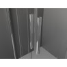 Mexen Velar L Duo porte de douche coulissantes 180 cm, graphite, chrome - 871-180-003-42-01