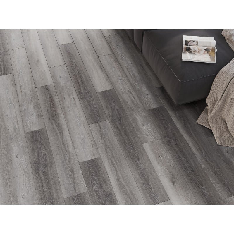 Mexen El Monte échantillon de panneaux vinyles SPC 6,5 mm, sous-couche IXPE 1,5 mm, 4 V-Joint, Chêne - F1011-S