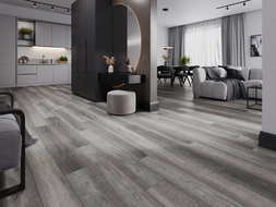 Mexen El Monte échantillon des panneaux vinyles 1240 x 182 mm SPC 6,5 mm, sous-couche IXPE 1,5 mm, 4 V-Fuga, Chêne - F1011-S