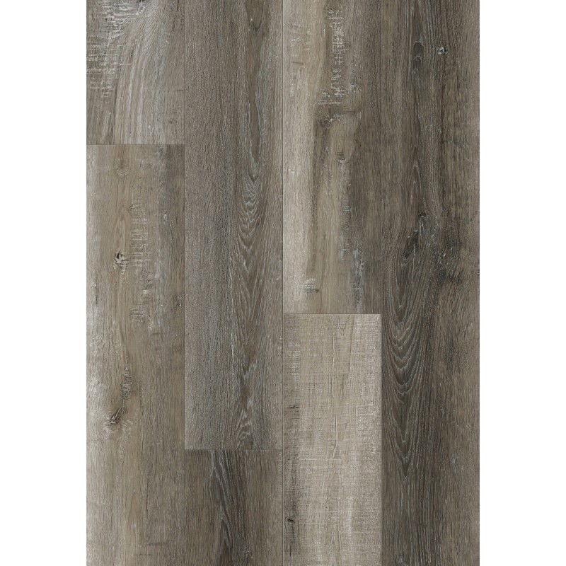 Mexen Aspen échantillon de panneaux vinyles 1240 x 182 mm SPC 6,5 mm, sous-couche IXPE 1,5 mm, 4 V-Fuga, Chêne - F1012-S