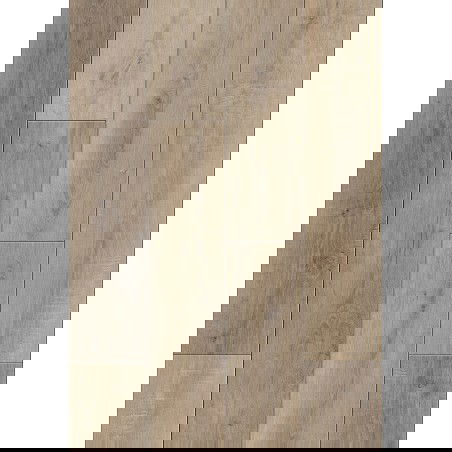 Mexen Casa Grande échantillon de panneaux vinyles 1240 x 182 mm SPC 6,5 mm, sous-couche IXPE 1,5 mm, 4 V-Fuga, Chêne - F1014-S