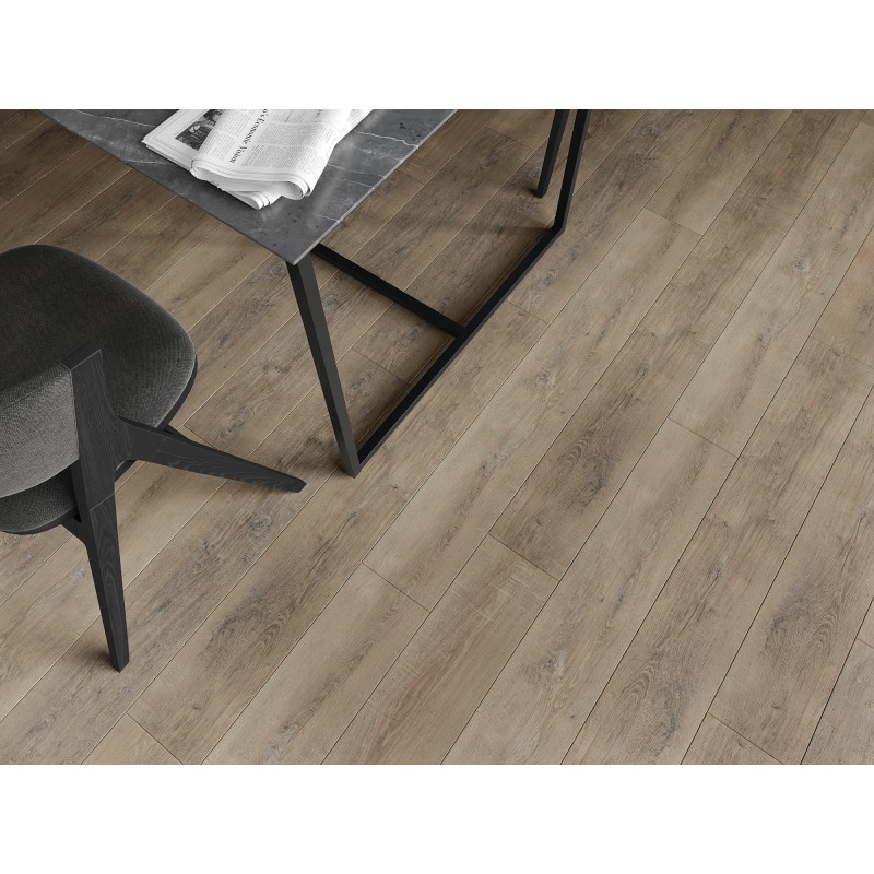 Mexen Casa Grande échantillon de panneaux vinyles SPC 6,5 mm, sous-couche IXPE 1,5 mm, 4 V-Joint, Chêne - F1014-S
