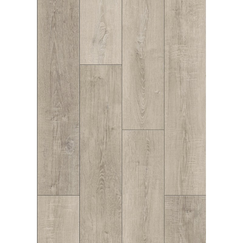 Mexen Parker échantillon de panneaux vinyles SPC 6,5 mm, sous-couche IXPE 1,5 mm, 4 V-Fuge, Chêne - F1015-S
