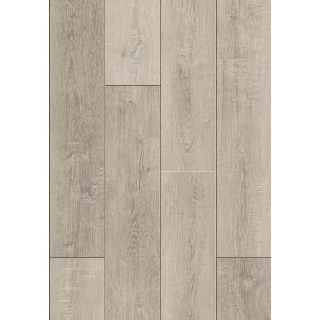 Mexen Parker échantillon de panneaux en vinyle 1240 x 182 mm SPC 6,5 mm, sous-couche IXPE 1,5 mm, 4 V-Fuge, Chêne - F1015-S